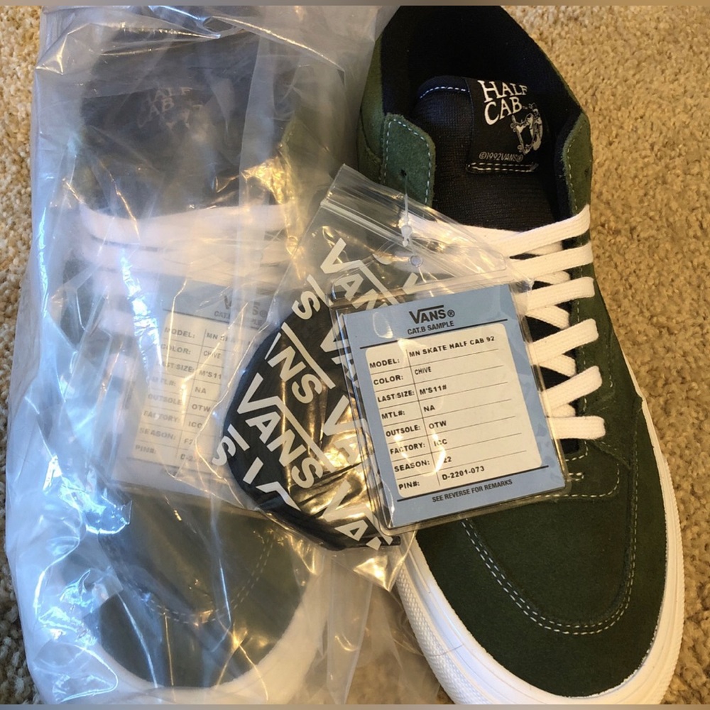 Vans Skate Half Cab 92 Chive Size 11 Samples